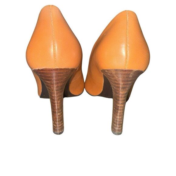 Lauren Ralph Lauren Women's Zamora Tan Kidskin Slip On Pump Heels Size 7.5 B - Picture 3 of 7